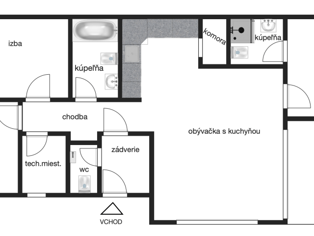 POSLEDNÝ - skolaudovaný 4 izbový rodinný dom s dvoma kúpeľňami, oplotením a štandardom