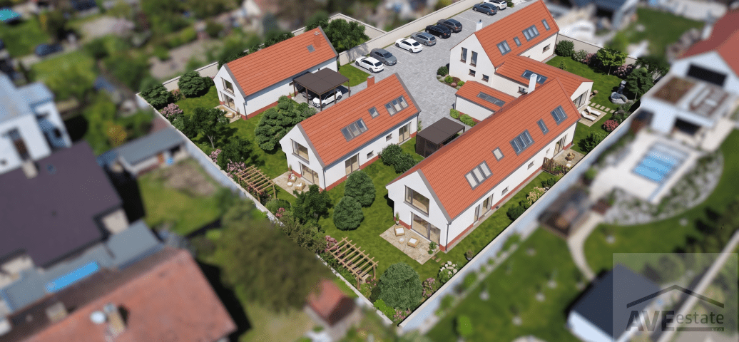 Samostatný rodinný dom so záhradou v uzavretom areáli - komorný projekt Villa Condomiunium Rusovce